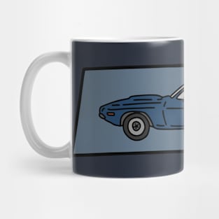 classic vintage muscle car Mug